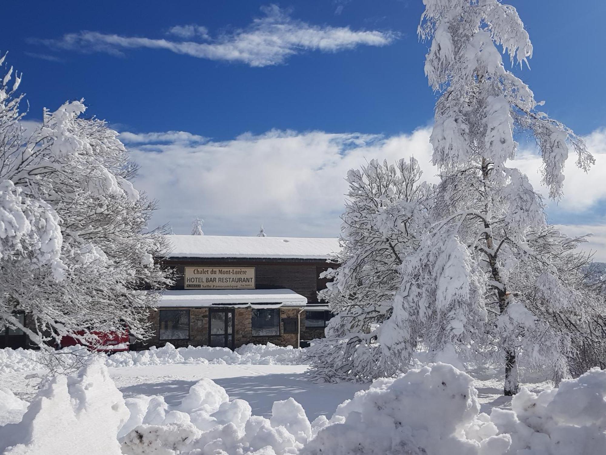 Chalet Hotel Du Mont Lozere Cubieres Buitenkant foto